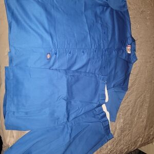 Dickies Classic Blue Shirt and Short Set